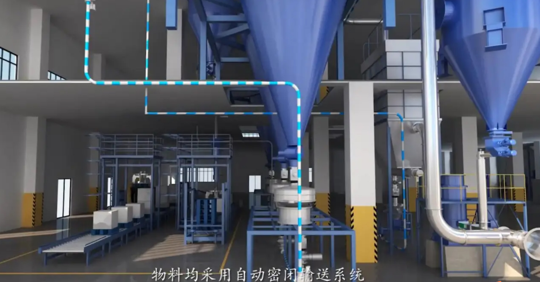 鋰電池輸送工藝-蔚藍環(huán)保工程案例.jpg 鋰電池輸送工藝-蔚藍環(huán)保工程案例.jpg